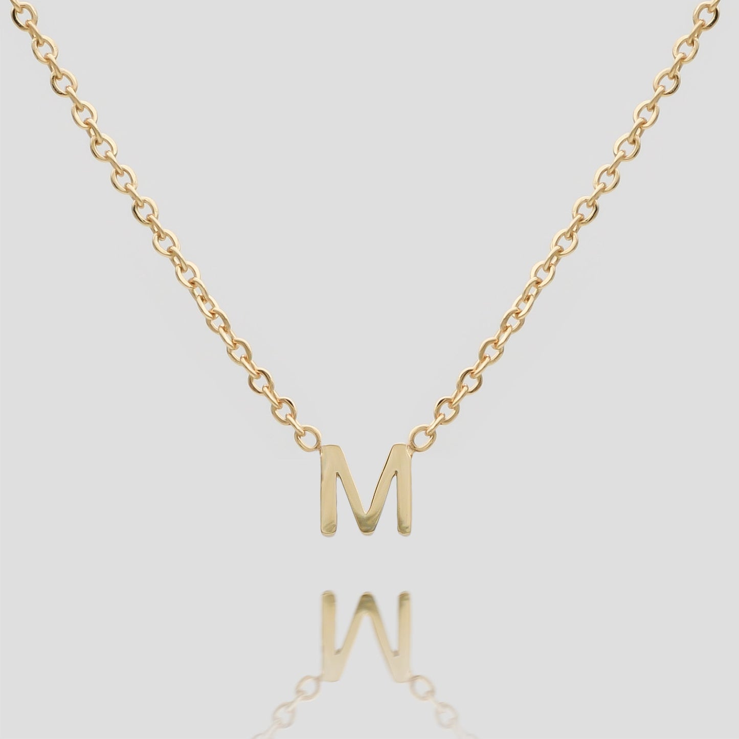 Classy Initial Letter Necklace