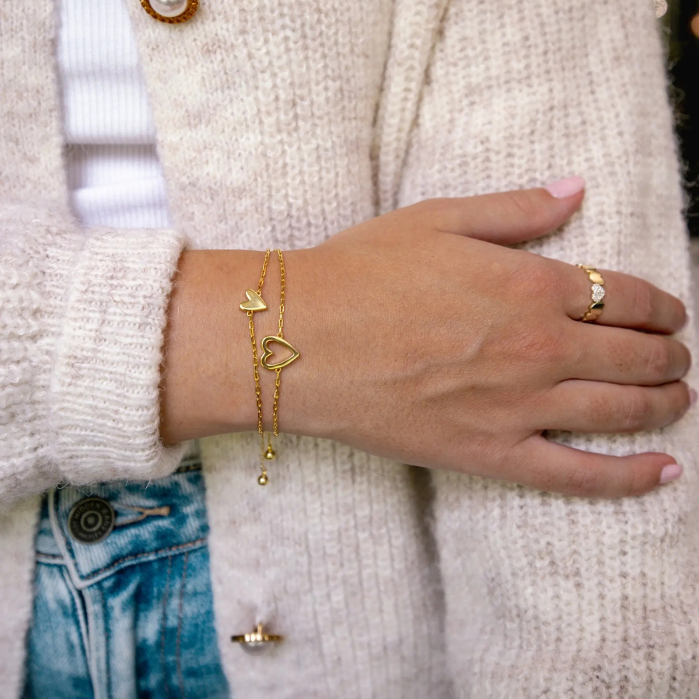 Heart to Heart - Matching Bracelet Set