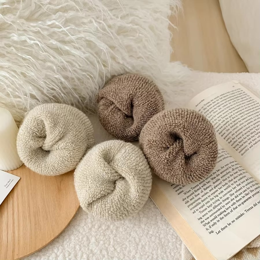 Cozy Knit Winter Socks - 5x Pack