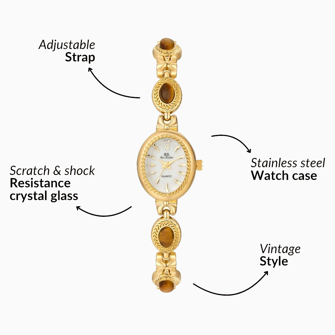 Adeline | Gold White