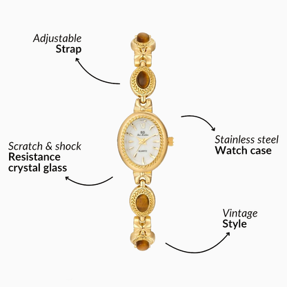 Adeline | Gold White