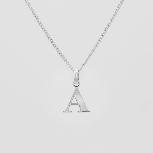Elegant Initial Letter Necklace