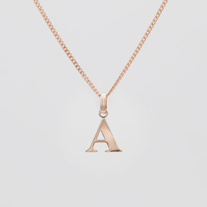 Elegant Initial Letter Necklace