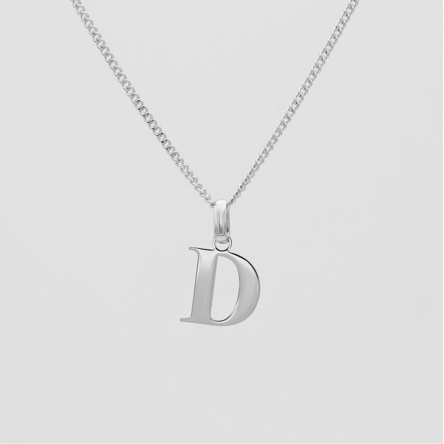 Elegant Initial Letter Necklace