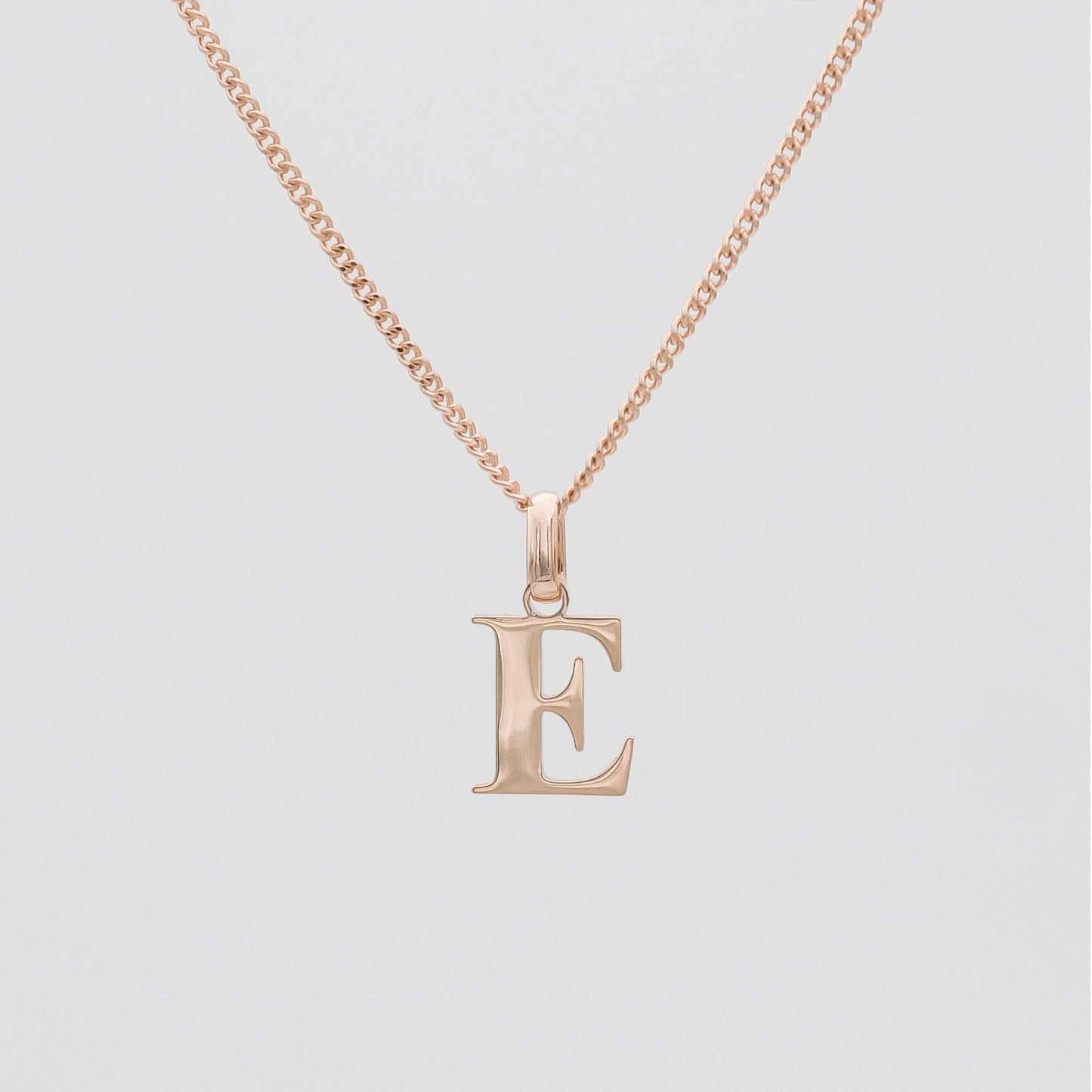 Elegant Initial Letter Necklace