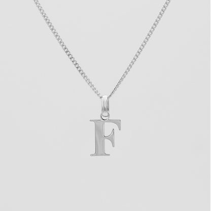 Elegant Initial Letter Necklace