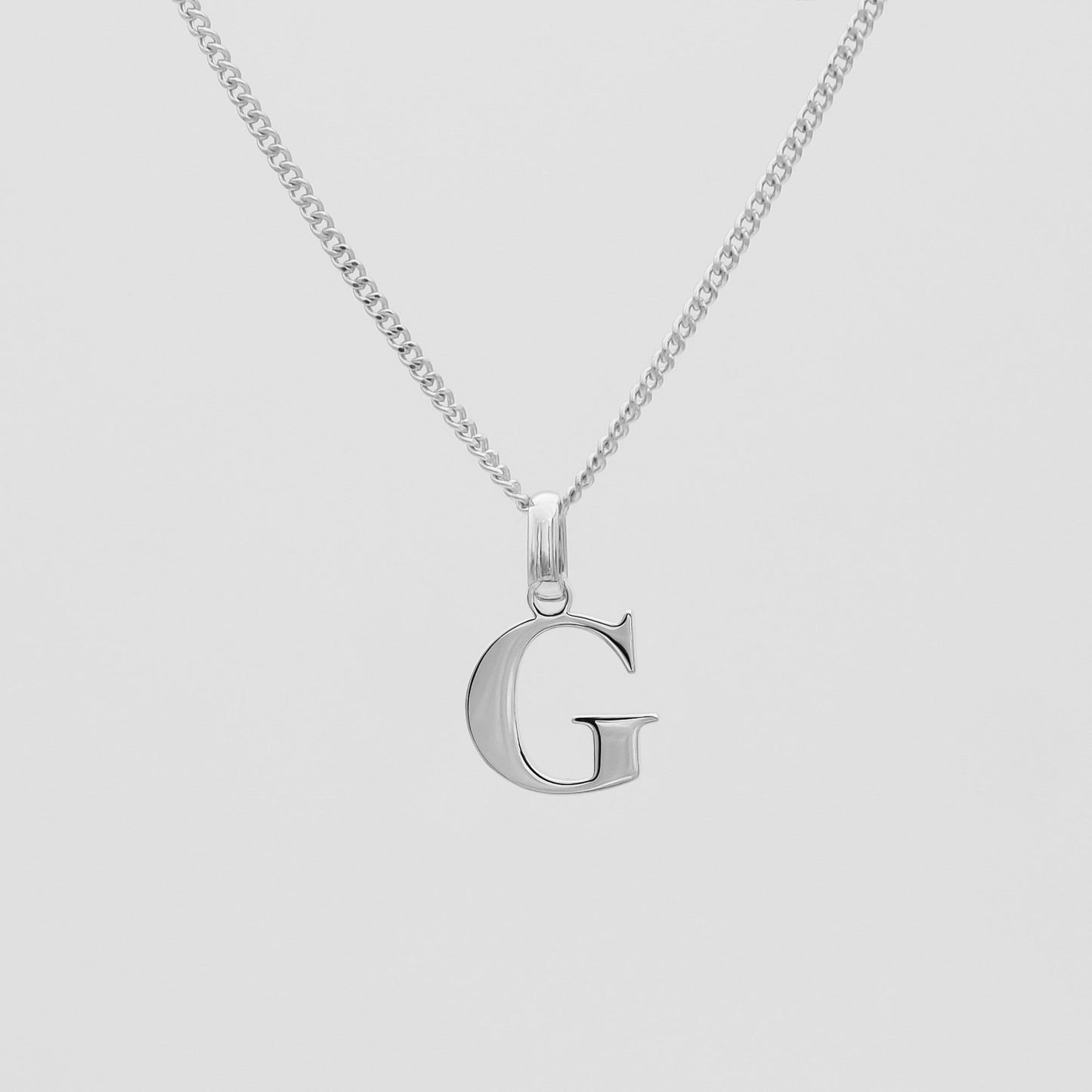 Elegant Initial Letter Necklace