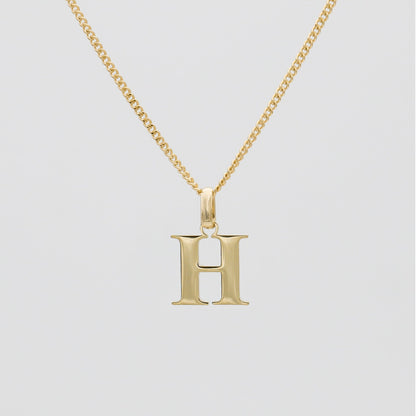 Elegant Initial Letter Necklace