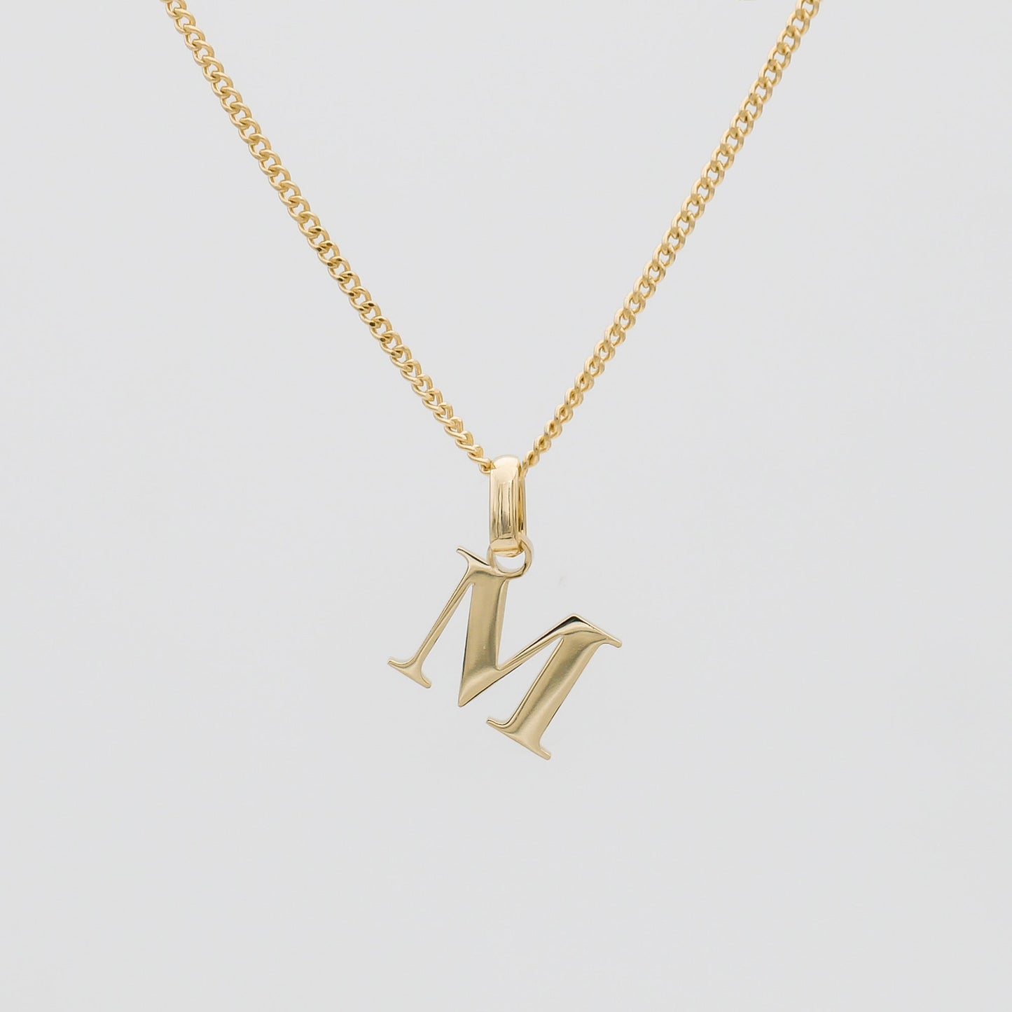 Elegant Initial Letter Necklace