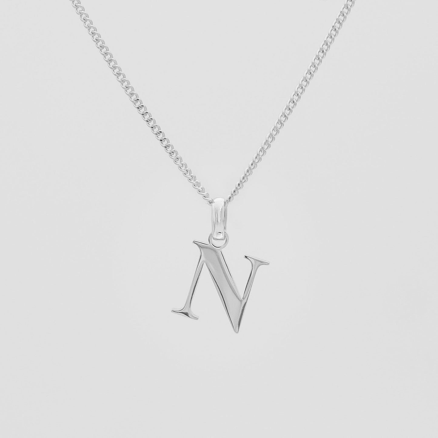 Elegant Initial Letter Necklace