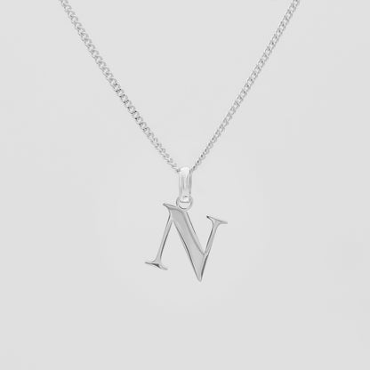 Elegant Initial Letter Necklace