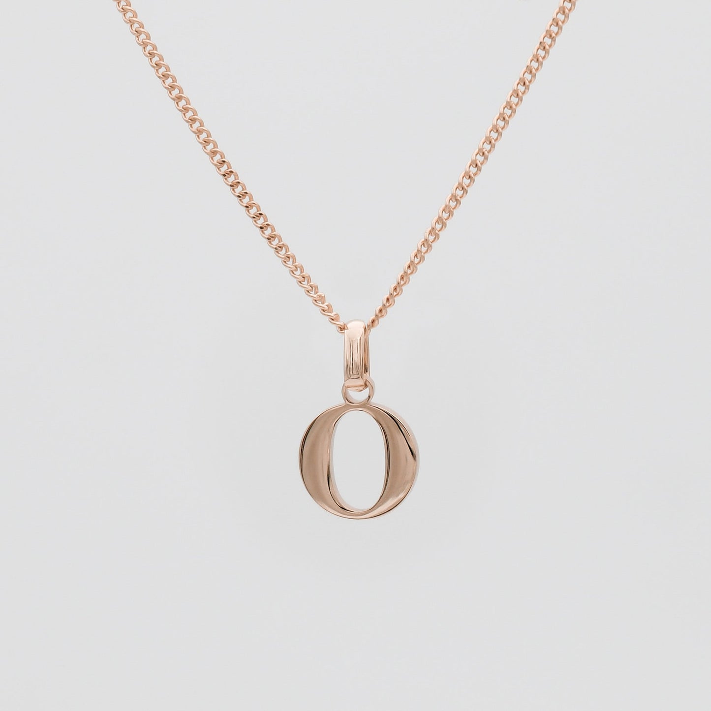 Elegant Initial Letter Necklace