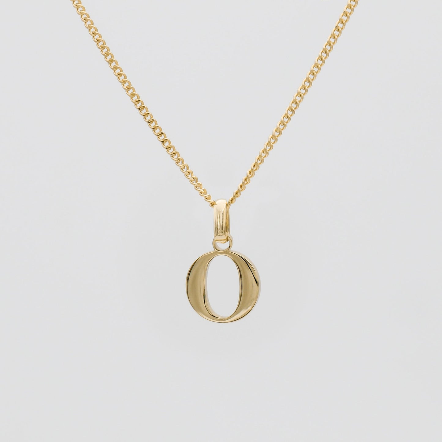 Elegant Initial Letter Necklace