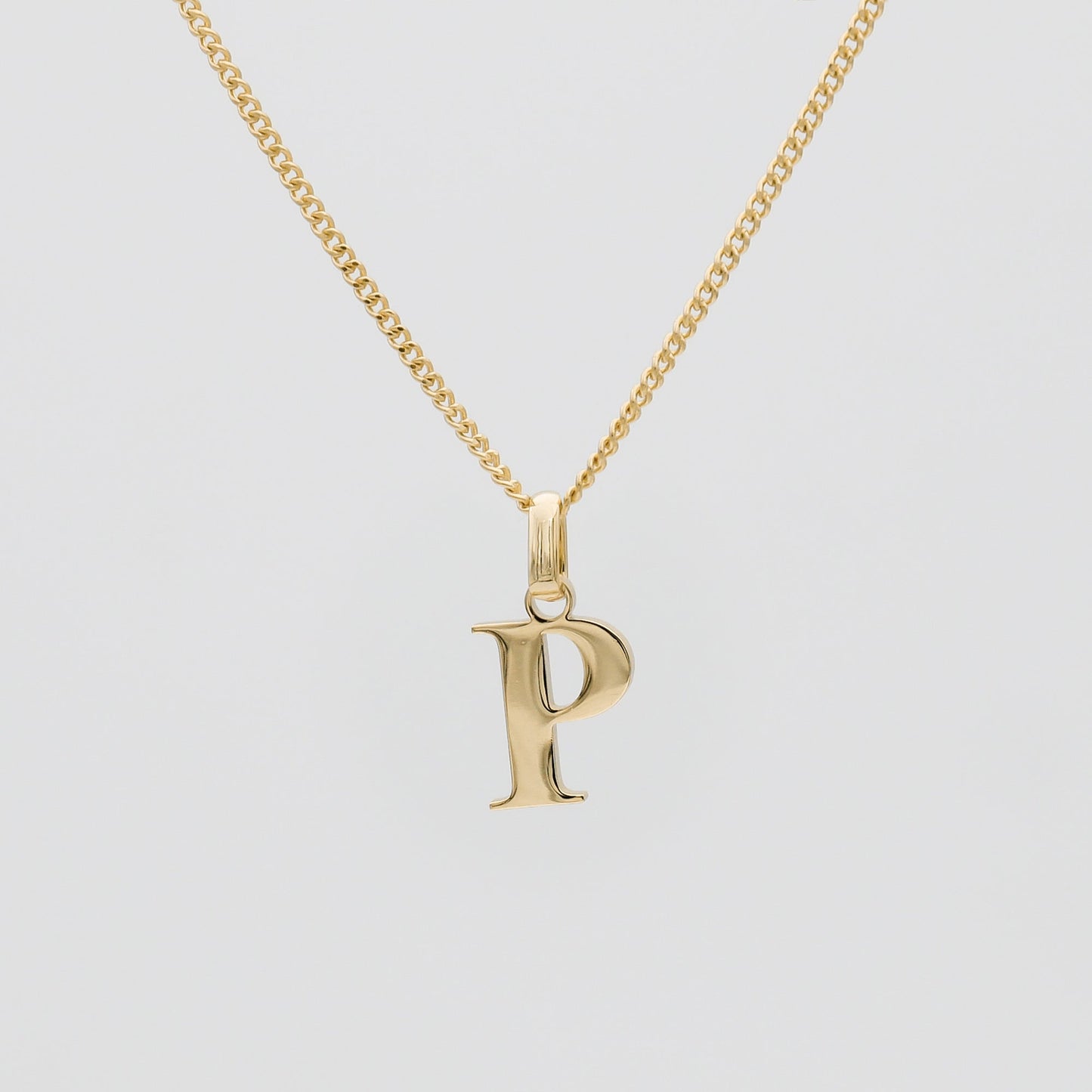 Elegant Initial Letter Necklace