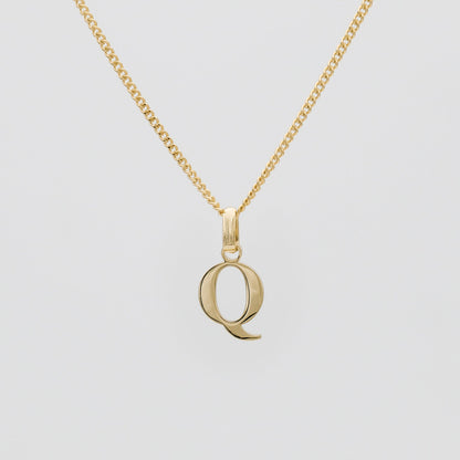Elegant Initial Letter Necklace