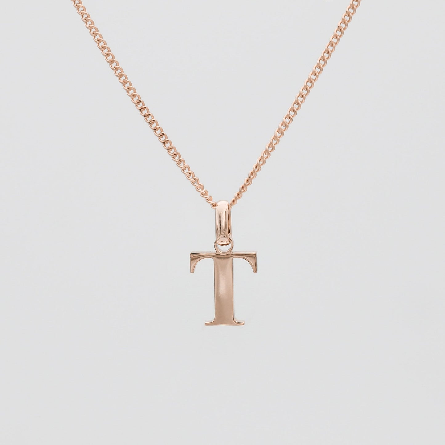 Elegant Initial Letter Necklace