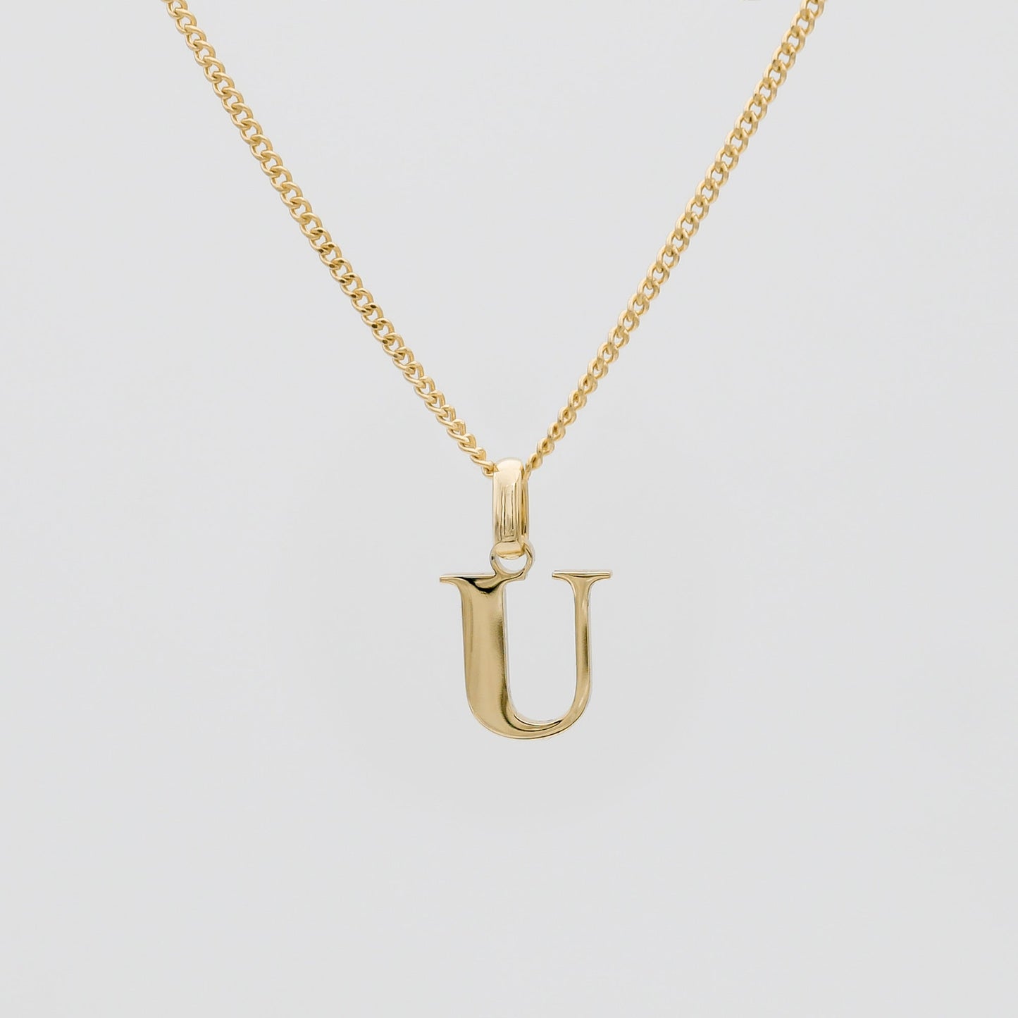Elegant Initial Letter Necklace