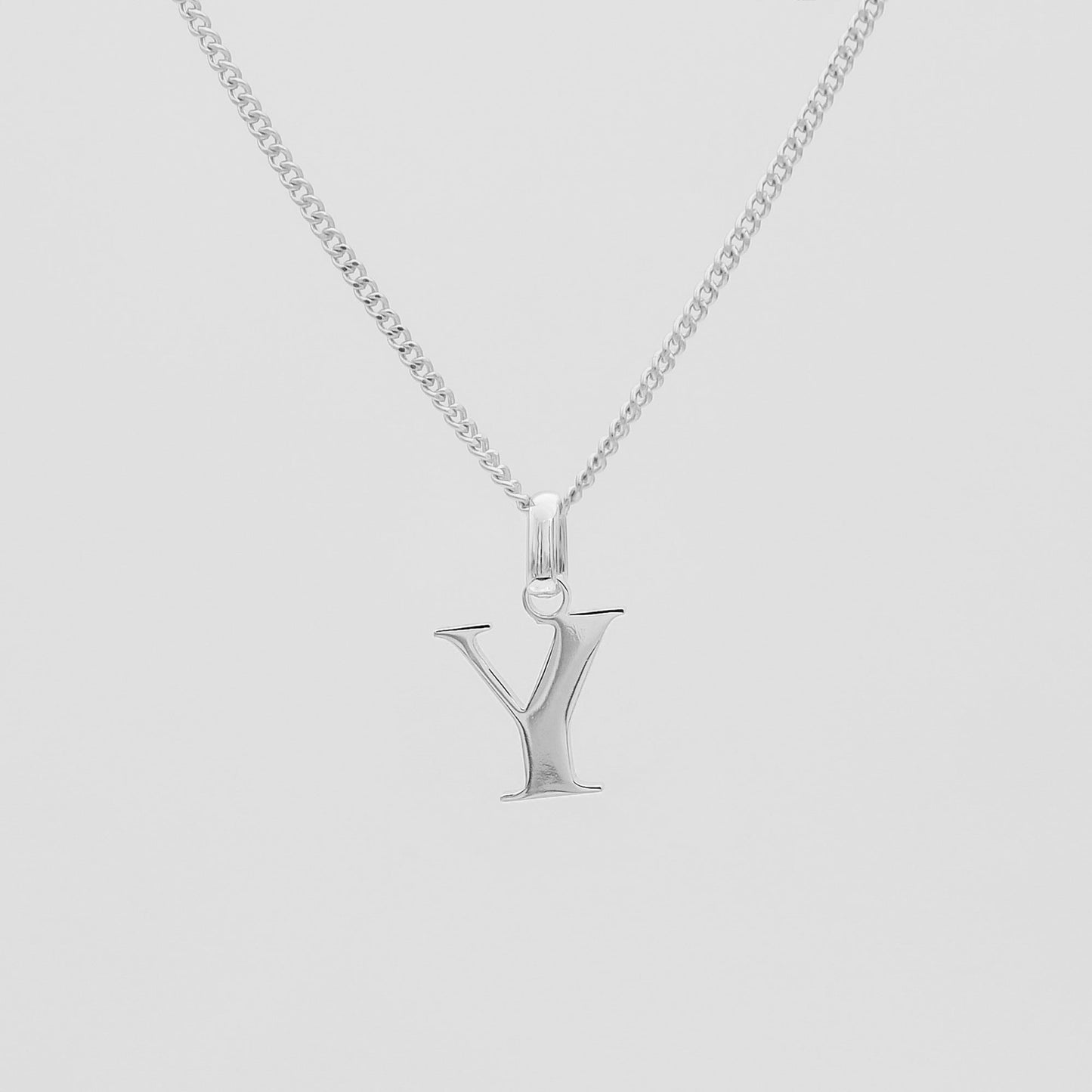 Elegant Initial Letter Necklace