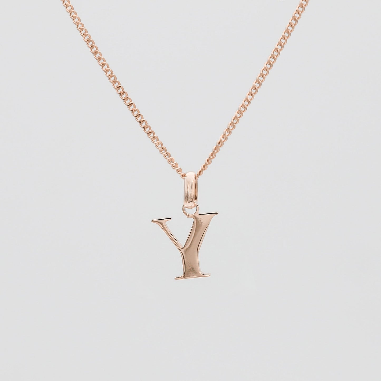 Elegant Initial Letter Necklace