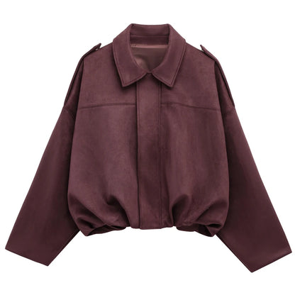 Bomber Suede Jacket