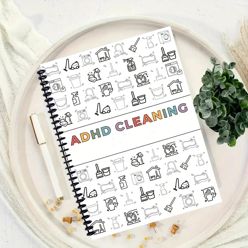 ADHD Cleaning Planner -  Daily Focus & Home Reset Notebook