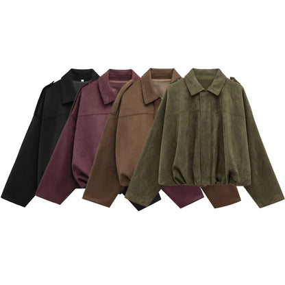 Bomber Suede Jacket