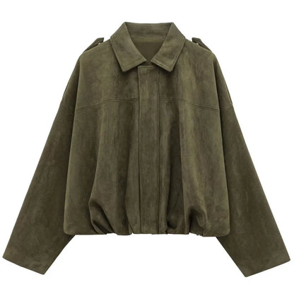 Bomber Suede Jacket