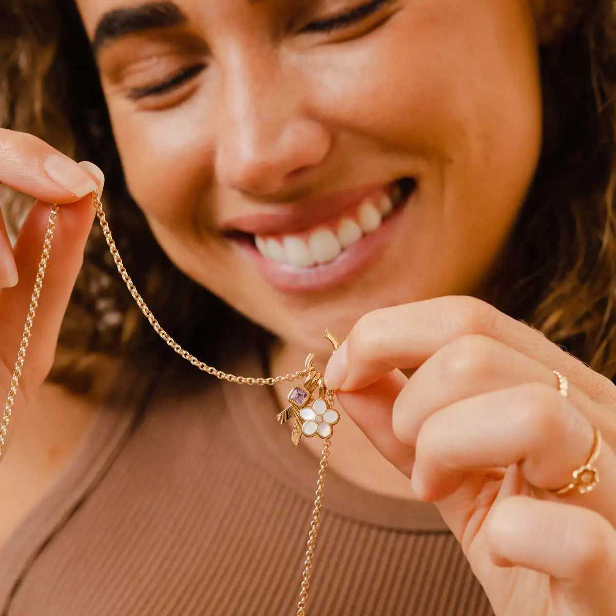 Personalized Birthstone Necklace