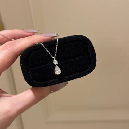 Diamond Droplet Necklace