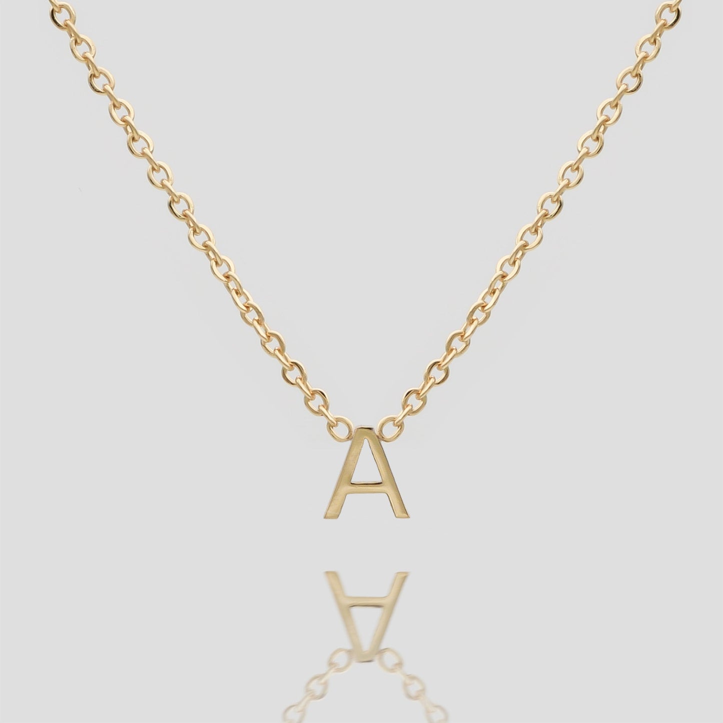 Classy Initial Letter Necklace