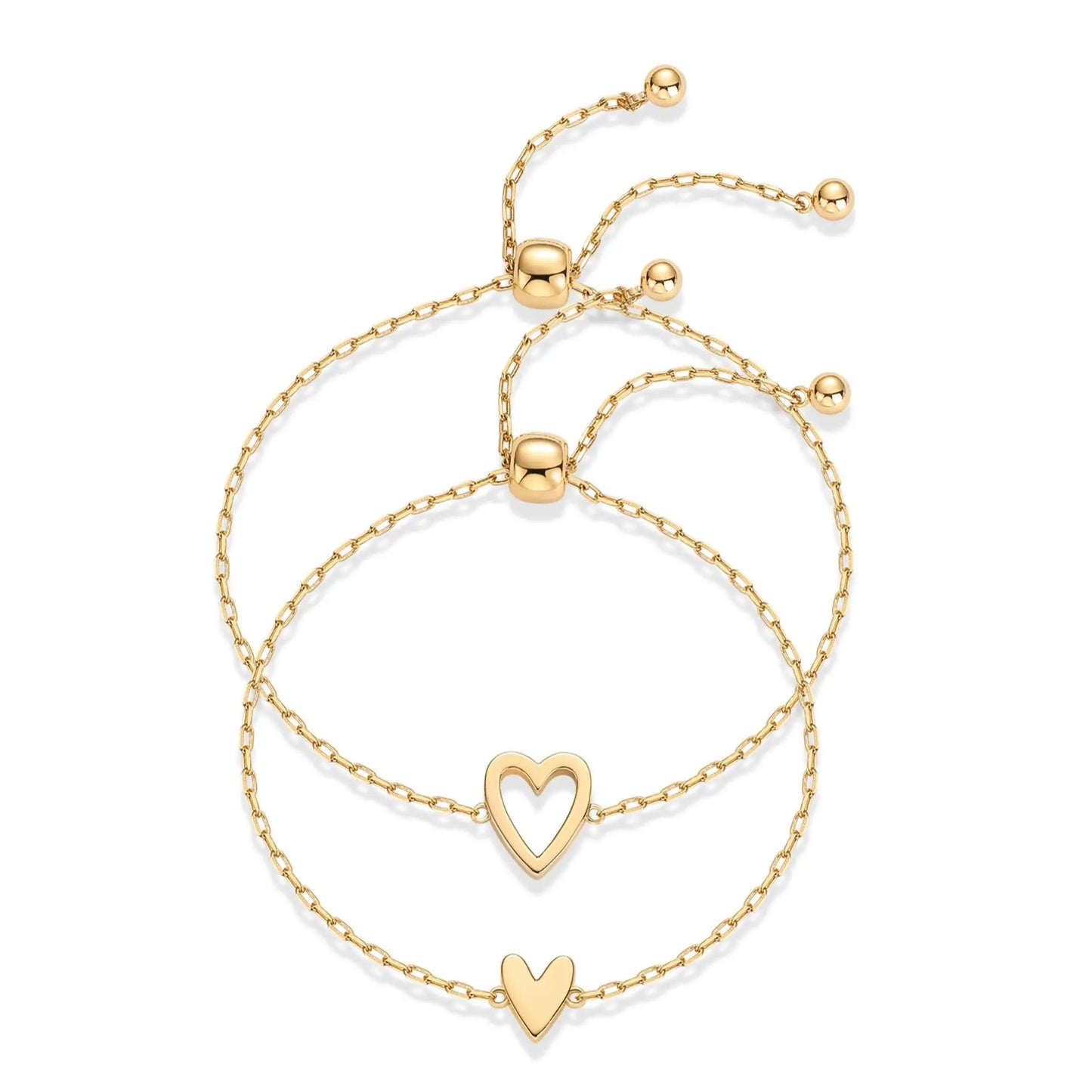 Heart to Heart - Matching Bracelet Set