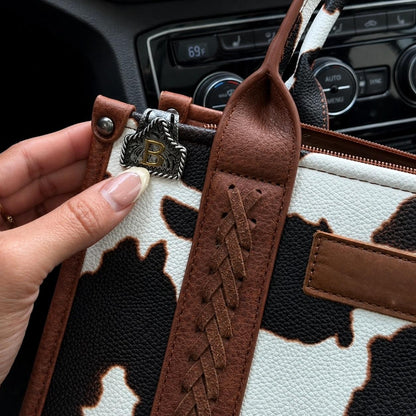 Personalized Western Initial Key Clip