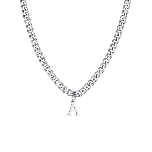 Initial Necklace for Him