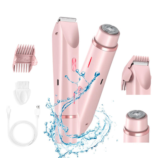 2-in-1 Women’s Shaver – Dual Head Precision Trimmer