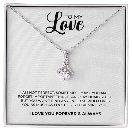 To My Love - Forever & Always Necklace