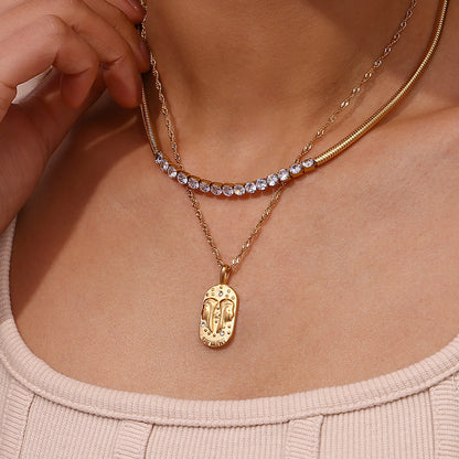 Baroque Constellation Necklace - 12 Zodiac Sign